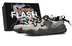 Nike Тех Хера Инк Рок, в коробке Лоу-топы повседневные унисекс — черно-серые, цвет Black Gray