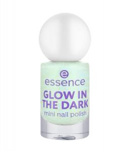 Лак для ногтей essence Mini Nail Polish, Nr. 01 - Glow In The Dark, 5 ml