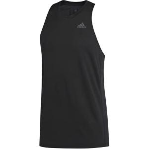 Adidas Мужские майки-борцовки Black с круглым вырезом и умеренным вырезом на спине