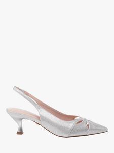Туфли Tegan на низком каблуке с ремешком на пятке Paradox London, Silver