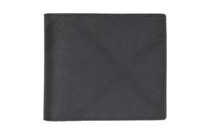 Burberry Международный бумажник-книжка Лондон в клетку и кожа с 8 отделениями для карт темный уголь