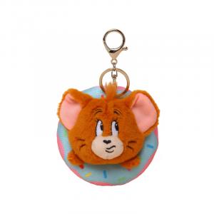 Кукла Warner Tom And Jerry Tom And Jerry, подвеска-плюш с пончиком, высота 10см HUGKIS