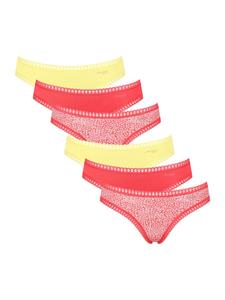 Трусики SLOGGI GO Crush, лимонно-желтый/красный