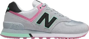 Кроссовки New Balance Wmns 574 'Cyclone Pink Mint', серый