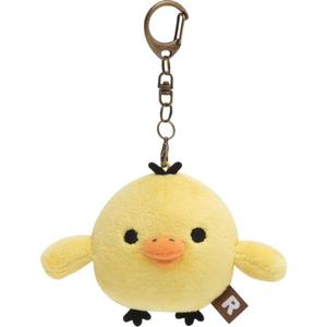 SAN-X Кукла плюшевая Сан Икс Рилаккума цыпленок желтый подвеска 6 см высота