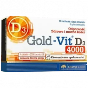 Olimp Gold-Vit D3 4000 Добавка со вкусом яблока, 90 таблеток/1 упаковка