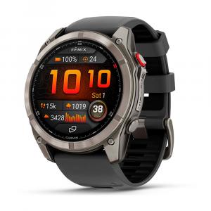 Умные часы Garmin Fenix 8 Pro, Sapphire, AMOLED, 51 мм, LTE, графитовый/черный