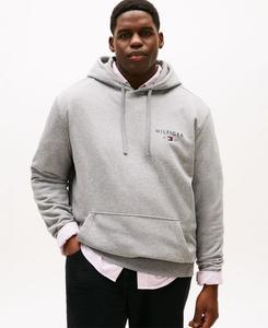 Мужская толстовка с капюшоном больших размеров Tommy Hilfiger, Medium Gray Heather