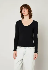 Игривая блузка с длинными рукавами American Vintage, Noir