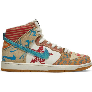 Кроссовки Nike Thomas Campbell x SB Dunk High 'What The', многоцветный