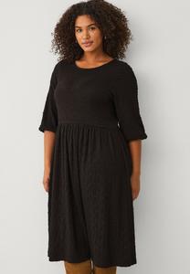 Платье Ellos Plus collection GEKNITTERTES, Schwarz/Black