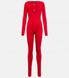 Креповый комбинезон Blumarine, Lipstick Red