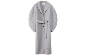 Бархатная куртка женская серая Loewe