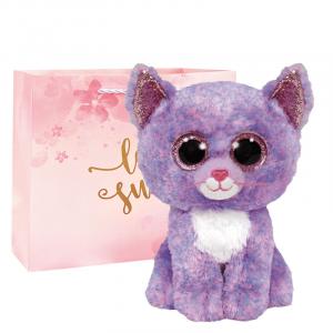 Ty Плюшевая игрушка Cassidy Lavender Cat