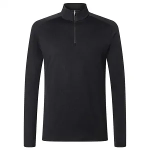 Футболка Super.natural Arctic230 half zip long sleeve, черный