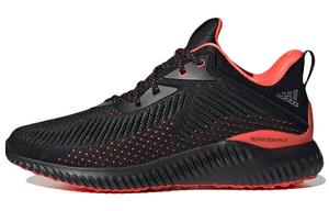 Кроссовки AlphaBounce для бега унисекс с низким верхом, черные/оранжевые Adidas