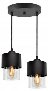 Подвесной светильник Kiki Design Berg, алюминий - черный - прозрачный