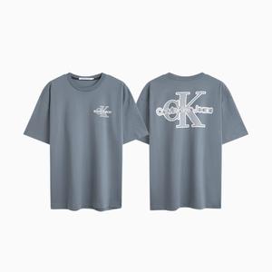 Футболка Calvin Klein Jeans с буквами и короткими рукавами, молочный