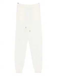 Кашемировые брюки на завязках Gotha, белый