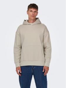 Толстовка свободного кроя Only & Sons, бежевый