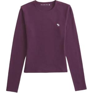 Футболка женская Abercrombie＆Fitch, фиолетовый