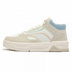 361° Противоскользящие амортизирующие высокие кроссовки для скейтбординга женские, белые, серые