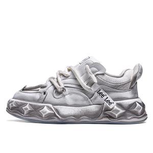 Износостойкие массивные низкие кроссовки Unisex Lee, светло-серый