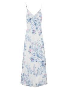 Платье с принтом TWINSET, белый