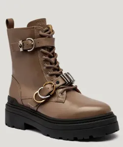 Ботильоны Mia 19 Biker Leather Pinko, бежевый