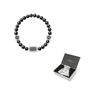 Обсидиановый нефритовый браслет унисекс BABAMA