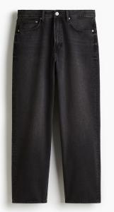 Джинсы H&M Loose, черный