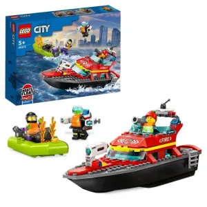 LEGO City, блоки, Пожарная лодка, 60373
