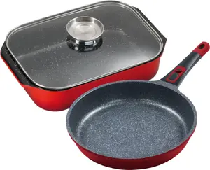 Сковорода и жаровня King Fusion, красный