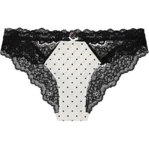 Victoria's Secret Женские трусы 1 упаковка в горошек White