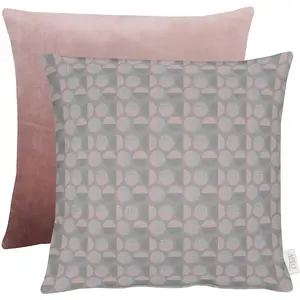 Декоративная подушка Swing Наволочка двухсторонняя без наполнителя, 1 шт. Apelt, Rosé + gemustert