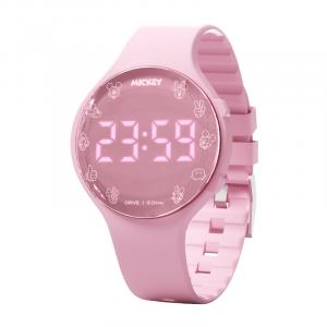 Disney Часы Electronic Movement Silicone Strap Watch Unisex Black Dial