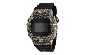 CASIO Часы Retrofit Series Thorn Compact Collection Quartz Movement Resin Strap Watch Unisex Black Dial