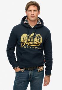 Худи Superdry & Co Hoodie, Eclipse Navy/Blue