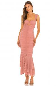 Платье Michael Costello x REVOLVE Hilary Gown, цвет Blush