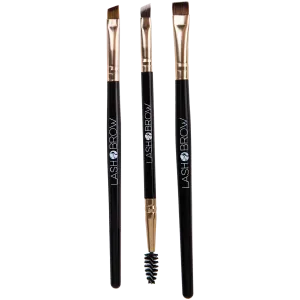 Lash Brow набор: кисти для макияжа, 3 шт.