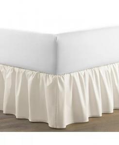 Однотонные хлопковые подзоры с рюшами Laura Ashley, бежевый