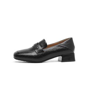 DAPHNE Лоферы женские, черные/бежевые