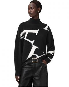 Женский свитер AllSaints A Star, Black/White