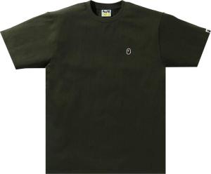 Футболка BAPE Ape Head One Point Tee 'Olive Drab', зеленый
