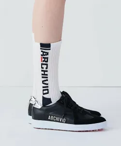 Короткие носки с боковым логотипом Archivio, цвет White(090)