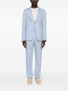 Canali льняной пиджак, синий