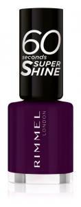 Лак для ногтей Rimmel 60 Seconds Super Shine, оттенок 345 Black Cherries 8 мл