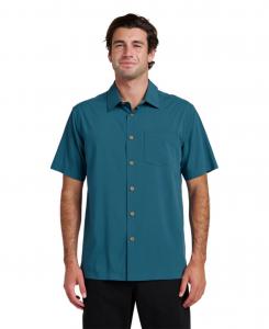 Мужская рубашка Quiksilver Comfort-Fit Quiksilver Waterman, Teal