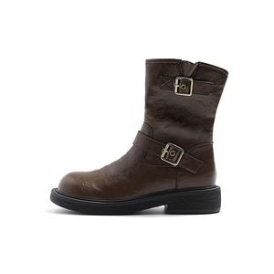 MIS. DANNY Женские ботинки на каблуке 3,5 см - кофе, цвет Coffee