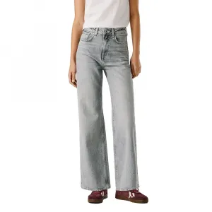 Джинсы Pepe Jeans Straight UHW Lexa с высокой талией, серый